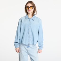 Риза Calvin Klein Jeans Cropped Ls Shirt Blue S