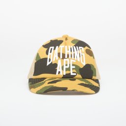 Шапка A BATHING APE 1st Camo Nyc Logo Mesh Cap Yellow UNISEX Universal