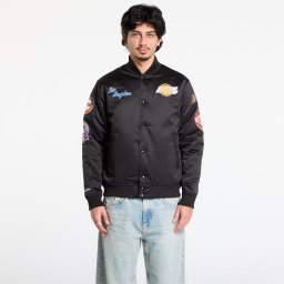 Яке Mitchell & Ness NBA Blackout Heavyweight Satin Jacket Los Angeles Lakers Black M