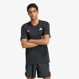 Тениска adidas M Run Ess G T Black M