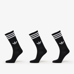 Чорапи adidas 3-Stripes High Crew Socks 3-Pack Black/ Lucid Red/ Lucid Blue M