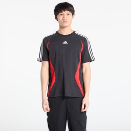 Тениска adidas Adicolor Teamgeist Cotton T-Shirt Black/ Better Scarlet S