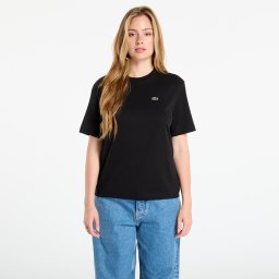 Тениска LACOSTE Soft Cotton T-shirt Black 36