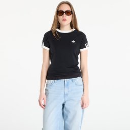 Тениска adidas Double Layered Cali T-Shirt Black/ Black L