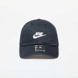 Шапка Nike Club Unstructured Futura Wash Cap Black/ White Universal