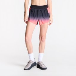 Къси панталони Nike AeroSwift Women's Dri-FIT ADV 3" Brief-Lined Running Shorts Black/ Bright Crimson/ Metallic Silver M