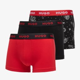Боксерки Hugo Boss Trunk 3-Pack Design Multicolor S