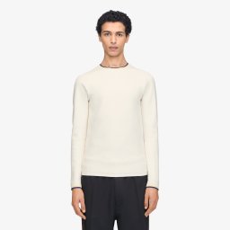 Тениска Y-3 x Wales Bonner Knit Base Long-Sleeve Top Cream White M