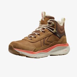 Сникърси KEEN Leiki Leather Mid Wp Women Chipmunk/ Birch EUR 42