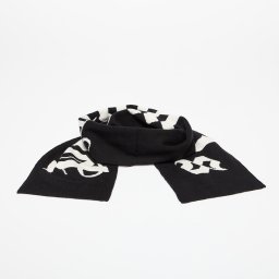 Шал Palm Angels Logo Knit Scarf Black/ Off White Universal
