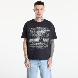 Тениска Rhude Lago Trasimeno Tee Vintage Black/ White L