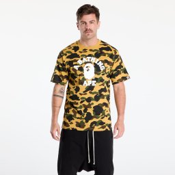 Тениска A BATHING APE 1St Camo College Tee UNISEX Yellow L