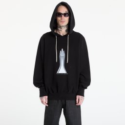 Суитшърт Rick Owens DRKSHDW Oversized Hoodie Black/ Milk M
