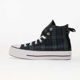 Сникърси Converse Chuck Taylor All Star Lift Platform Plaid Hi Navy/ Black/ White EUR 37
