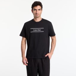 Тениска Calvin Klein Ss 20S Eu Spw Standard Graphic Tee Black M