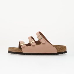 Birkenstock Florida Nubuck Leather Women Soft Pink 36