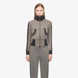 Суитшърт adidas By Avavav Cropped Tt Grey Four M