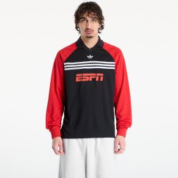 Тениска adidas Sponsored Archive Longsleeve Tee Black/ Better Scarlet L