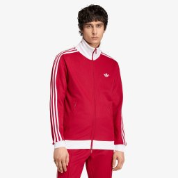 Суитшърт adidas Beckenbauer Tt Team Victory Red/ White M
