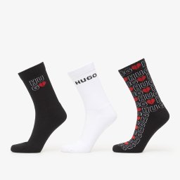 Чорапи Hugo Boss 3-Pack Qs Valentine Cc Excalibur Grey 40-46