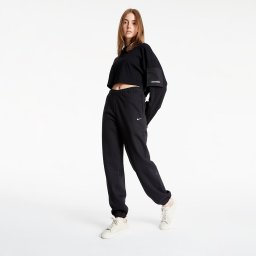 Панталони NikeLab Women's Fleece Pants Black/ White XL