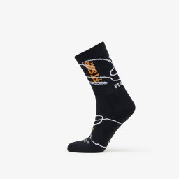 Чорапи Footshop The Skateboard Socks Black/ Orange 39-42