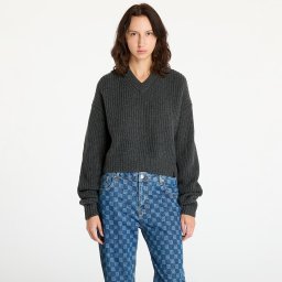 Пуловер Calvin Klein Jeans Chunky V-Neck Sweater Gray S
