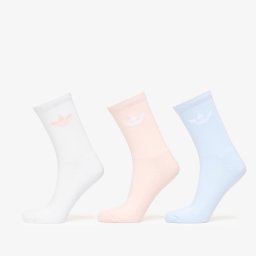 Чорапи adidas Trefoil Crew Sock Cushion 3-Pack White XS