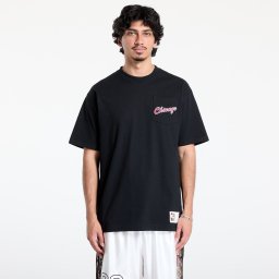 Тениска Mitchell & Ness NBA Vintage Logo Bulls Double Hit Shortsleeve Pocket Tee Black M