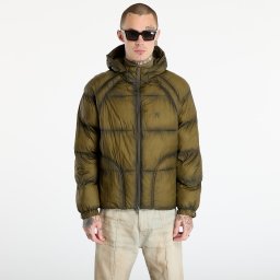 Яке REPRESENT Translucent Hooded Puffer Dark Olive XL