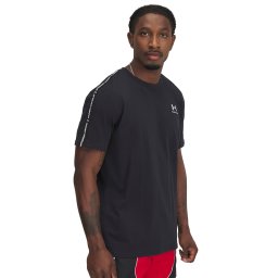 Тениска Under Armour Icon HWT Tee Taping Black/ White S