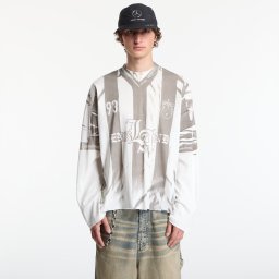 Тениска REPRESENT Printed Ls Football Top UNISEX Flat White XXL