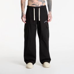 Панталони Palm Angels Curved Logo Loose Cargo Pants Black/ Off White S