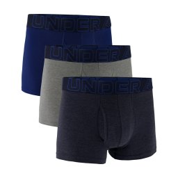 Боксерки Under Armour M Perf Cotton 3in 3-Pack Navy XXXL