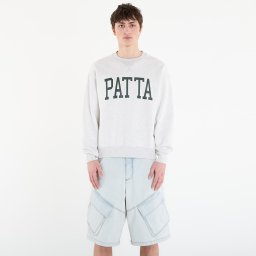 Суитшърт Patta Arc Logo Crewneck Sweater UNISEX Light Melange Grey XL