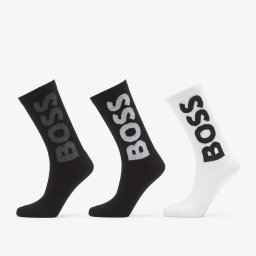 Чорапи Hugo Boss 3-Pack Qs Rib Logo Cc Multicolor 43-46