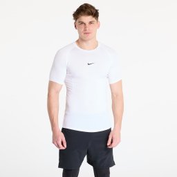Тениска Nike Pro Men's Dri-FIT Tight Short-Sleeve Fitness Top White/ Black XXL