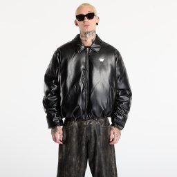 Яке MISBHV Faux Leather Puffer Bomber Jacket Black S