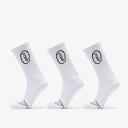 Чорапи Footshop High Crew Socks 3-Pack White 36-38