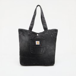 Чанта Carhartt WIP Denim Tote Black Destroy Wash, Splatter Universal