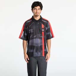 Тениска Umbro 01 03 Polo Black/ Red L