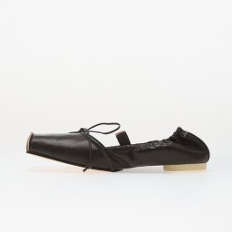 MM6 Ballet Shoe Black/ Doe Brown 39