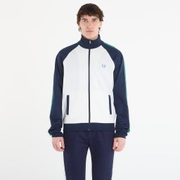 Суитшърт FRED PERRY Contrast Sleeve Track Jacket Snow White M