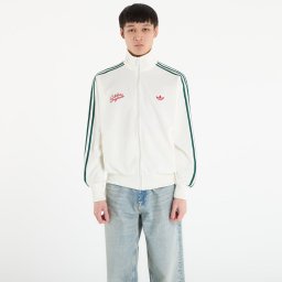 Суитшърт adidas Firebird Roses Track Top Off White/ Collegiate Green S