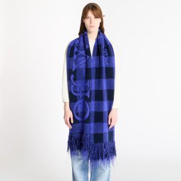 Шал Off-White Bookish Check S Cobalt Blue/ Light Blue Universal