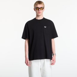 Тениска Fred Perry Pocket Detail T-Shirt Black XL