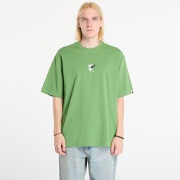 Тениска A BATHING APE Bape Sta Ape Face Relaxed Fit Tee Green XL