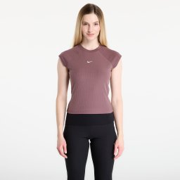 Тениска Nike Sportswear Chill Knit Women's Tight Short-Sleeve Ribbed Top Tattoo/ Sail L