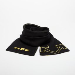 Шал OFF-WHITE KIDS Type Logo Scarf Black/ Yellow Universal