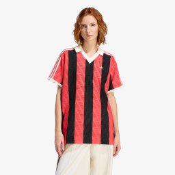 Тениска adidas Short-Sleeve Polo Tee Semi Lucid Red M